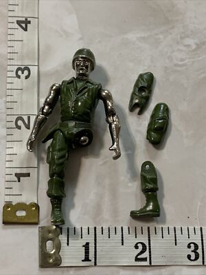 Vintage Zylmex Zee Toys Metal Man ARMY SOLDIER 3.5