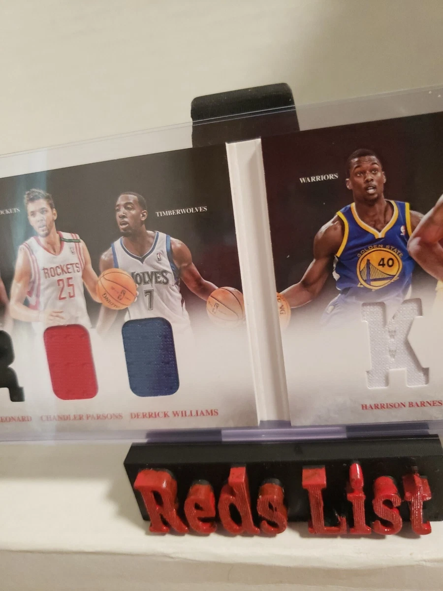 2012-13 Preferred Booklet 199/249 Kawhi Barnes Faried Parsons Kidd Williams 4 RC