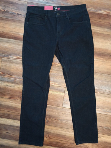 Jean Homme Perry Ellis Portfolio Slim Fit Basse Taille Bleu - Neuf Avec étiquettes - Coupe Moderne