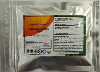 ORGANIC Erandmoola Powder Pure & High Quality