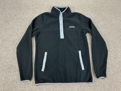 COLUMBIA Herren Fleece Pullover  schwarz anthrazit blau Gr. S #234