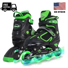 Adjustable Inline Skates for Kids Boys Girls Youth with Light up Wheels