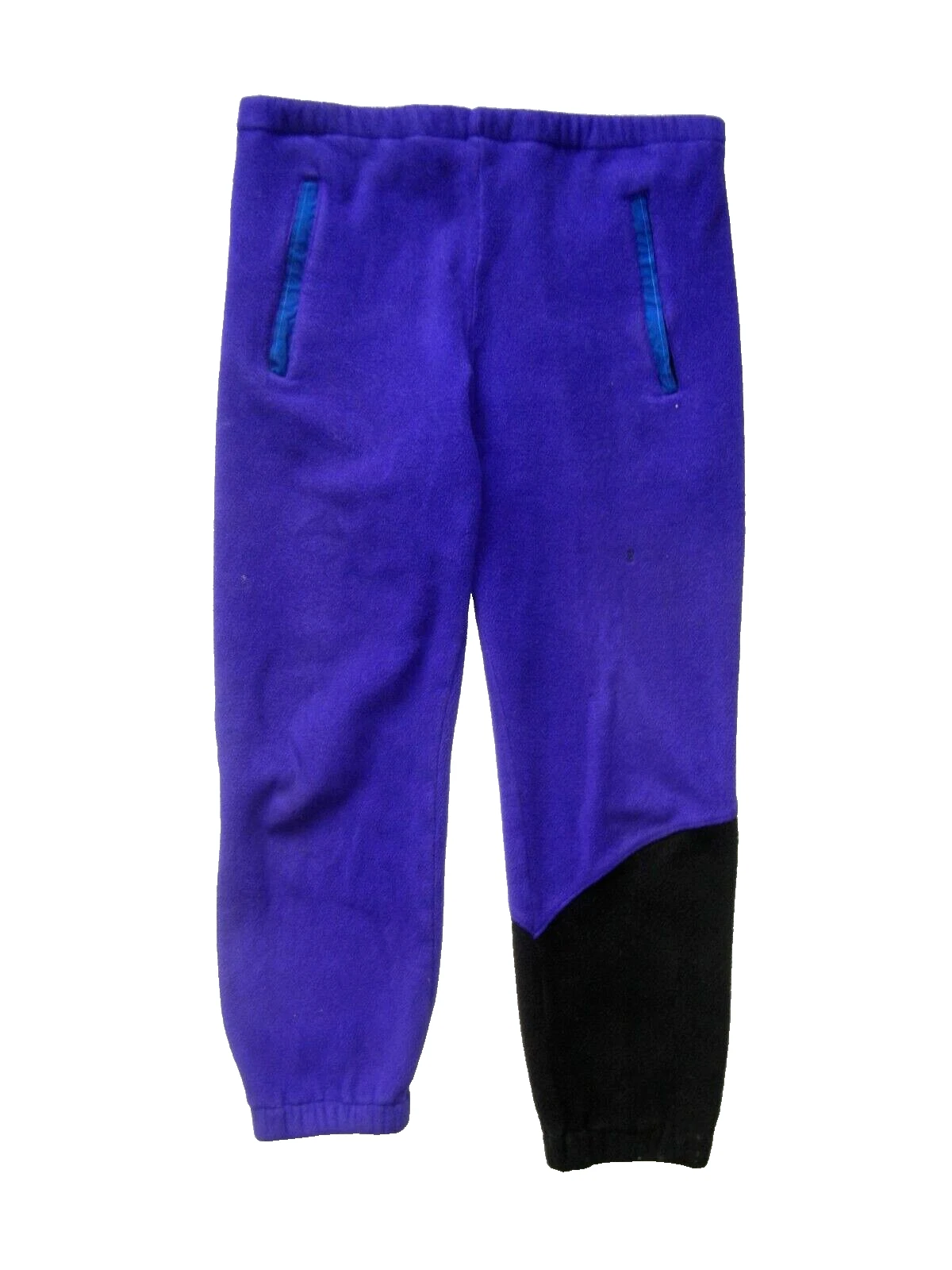 Vtg 90s HIGH GEAR HOOD RIVER Purple Warm FLEECE JOGGER Hike Sweat-Pants Adult M