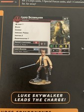 Star Wars Legion Rebel Alliance Luke Sky Walker Brandneu auf Anguss
