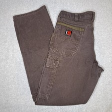 Wrangler Riggs Workwear Ripstop Ranger Pants 34x34 Brown Carpenter Cargo