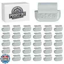 Upgraded 0.5 oz Clip On Wheel Weights for Steel Rims Corrosion-Resistant Coat