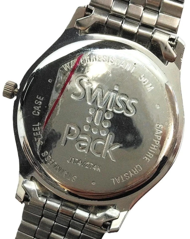 TISSOT PR50 Quartz Watch White Dial Date 34mm Mens Stainless Steel Rare - Image 2 of 4