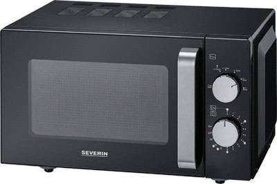 Severin MW 7761 Schwarz-Edelstahl