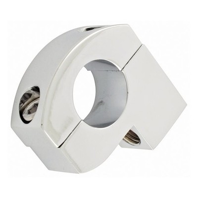 Chrom Spiegelklemme 1'' (25mm) Lenkerhalterung für metrische 10mm Gewinde Spiegel