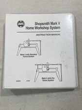 Shopsmith Mark V 520 Pro Fence Owner's Manual Instruction  2002 edition