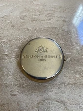 Vintage Benson & Hedges 100s Gold Tone Cigarette Case Compact Tobacco TGD16