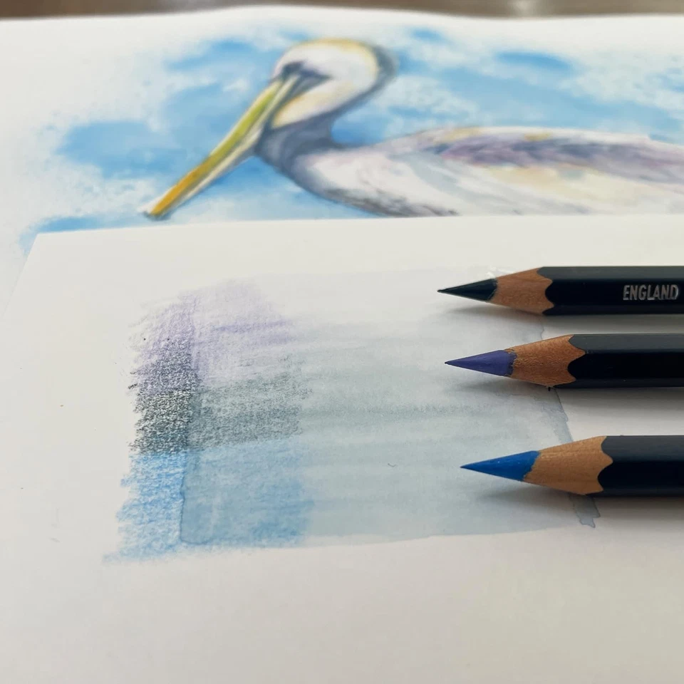 Colored Pencils, WaterColour, Water Color Pencils, Drawing, Art, Metal Tin, 7... - Image 4 of 4