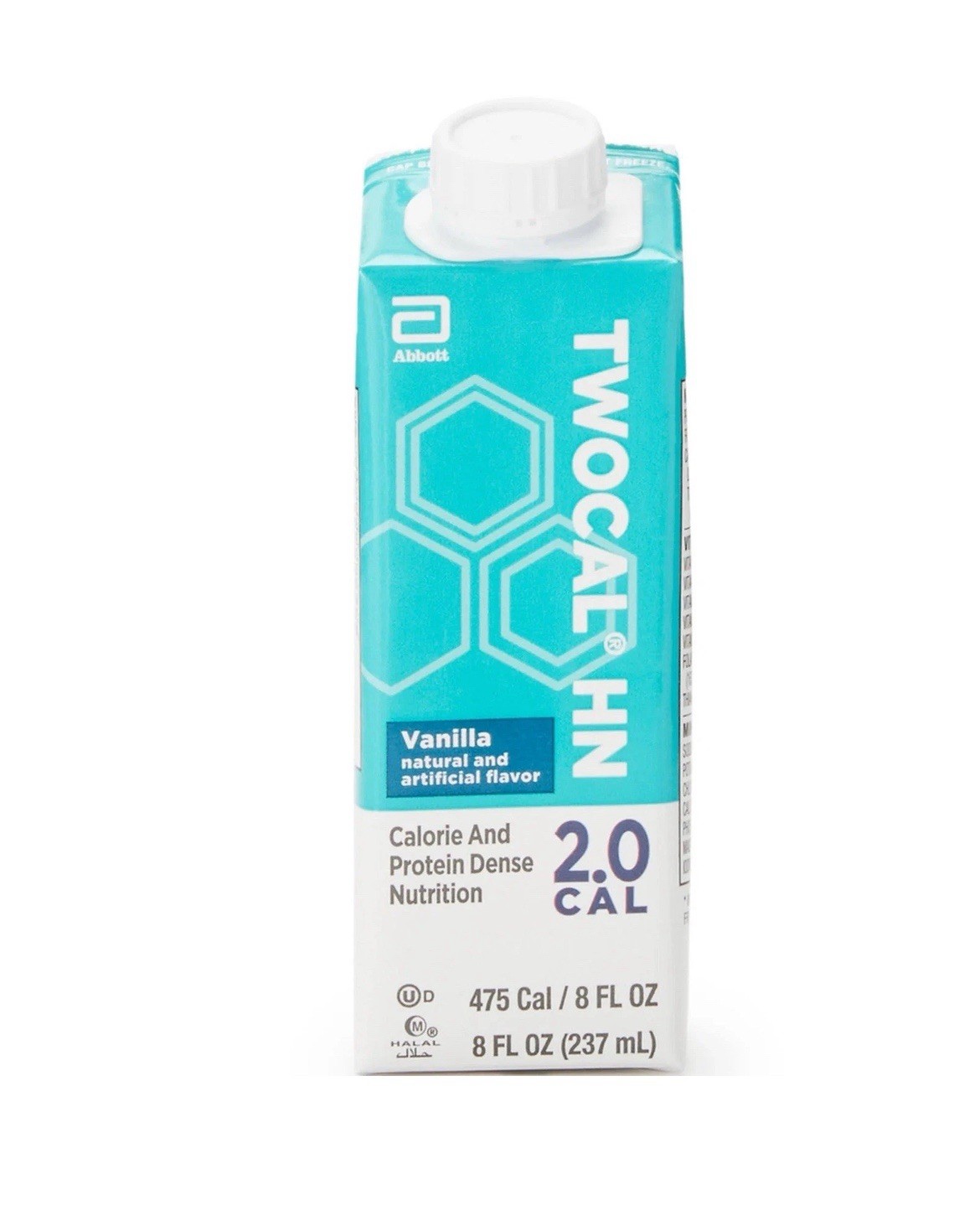 TwoCal HN Vanilla Oral Supplement / Tube Feeding Formula 8 Oz Box 24