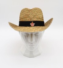 Havana Club Strohhut Natur schwarzes Band Logo Sonnenhut Party Festival Bar