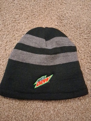 Mountain Dew Winter Beanie And Pepsi Baseball Cap Lot Pre-owned