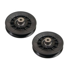  2 AM138080 Replacement V-Idler Pulleys Fits John Deere Mowers X300 X304
