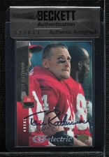 BAS 1994 Upper Deck Tom Rathman #85 Seal of Authenticity Auto 3c7