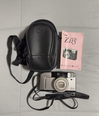 #ad Canon Sure Shot Z115 35mm Film Camera 38 to 115mm Lens W Manual Remote amp; Case $89.99