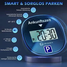 Digitale Elektronische Parkscheibe Automatische Parkuhr +Batterie KBA-Zulassung