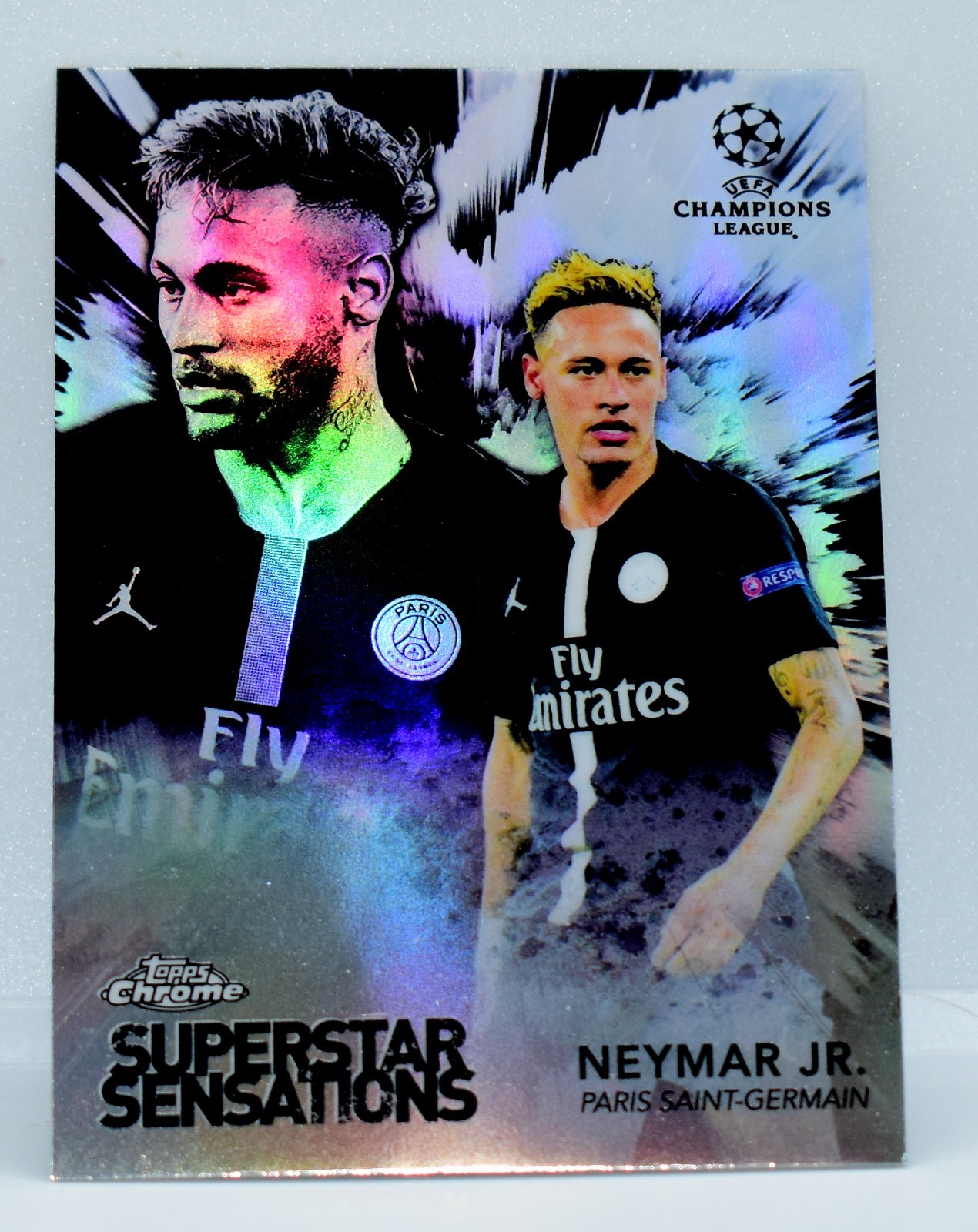2018-19 Topps Chrome UCL Superstar Sensations SS-NJ Neymar Jr.