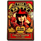 Vintage Tom Petty Retro 80s Rock Roll Concert Tin Metal Sign Poster 8x12