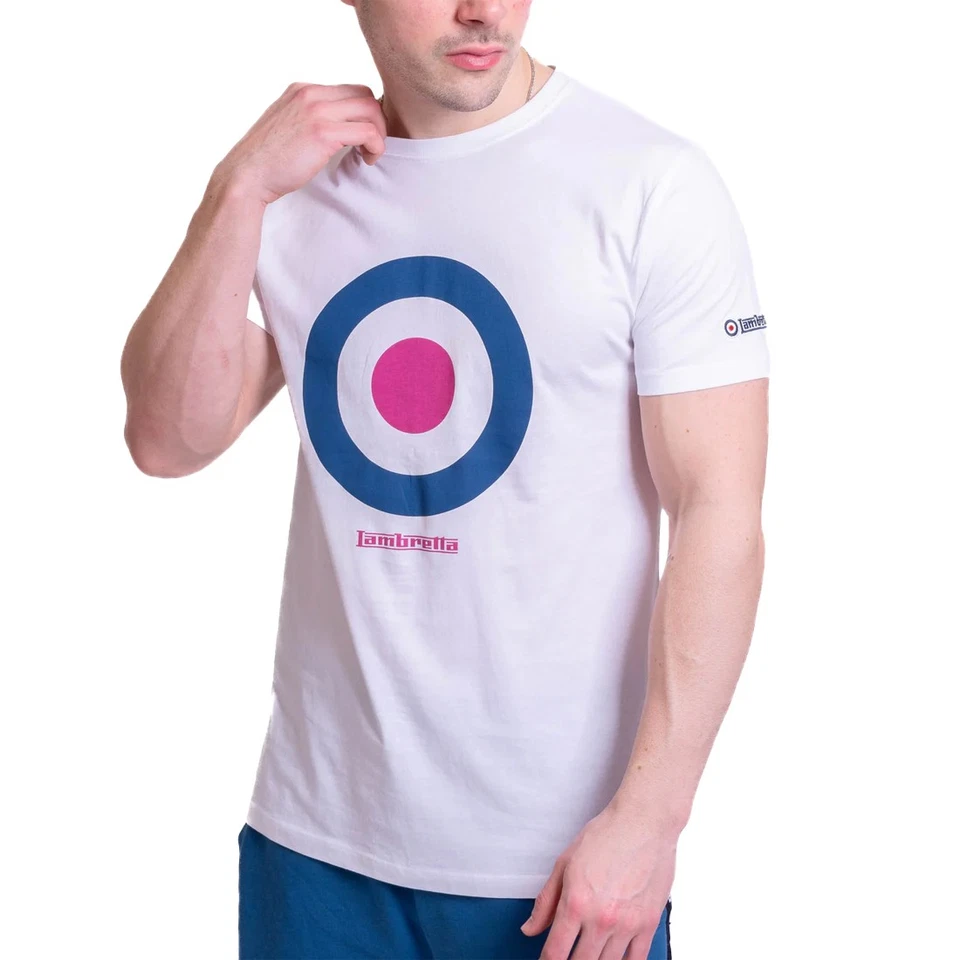 Lambretta Camiseta SS24 Objetivo para Hombre (LB131) - Imagen 3 de 3