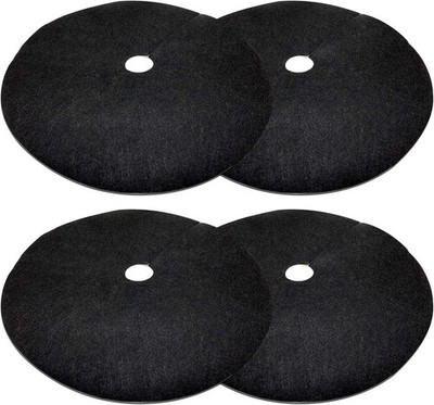 Reusable 32.3 Inch Tree Weed Barrier Mat - 4 Pack for Root Protection & Health