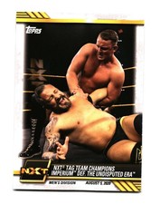 NXT Tag Team Champions Imperium def. The Undisputed 2021 Topps WWE NXT 55