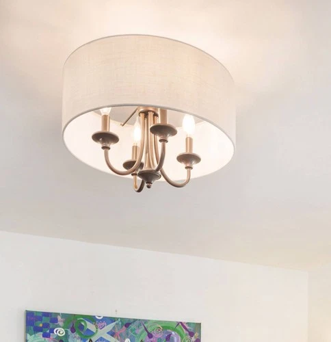 Maxim Bongo 18"W Oiled Bronze 4-Light Ceiling/Pendant Light - Picture 5 of 6