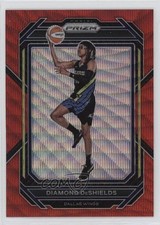 2023 Panini Prizm WNBA Ruby Wave Prizm Diamond DeShields #119 0kb5