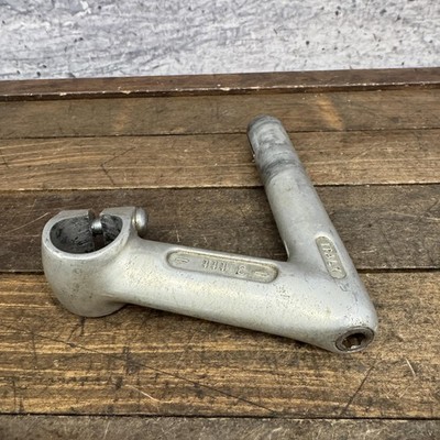 3ttt ビンテージアルミステム イタリア製 85mm 良品 Vintage 3TTT Record Quill Stem 95mm Silver Alloy Italy 1in Road