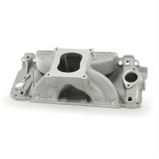 Professional Prod. 53037 Oval Port Hurricane Intake Manifold Satin For Bb Chevy