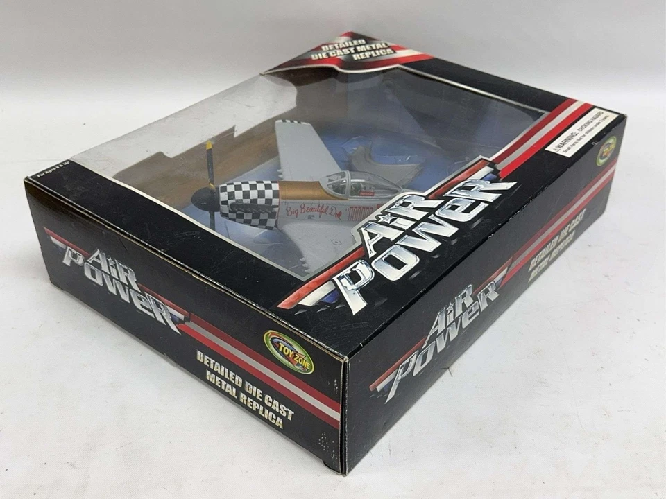 Air power Toy Zone Big P-51D Mustang 1:32 Scale  Highly Detailed ! - Image 3 of 4