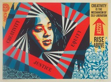 Shepard FAIREY (OBEY): Creativity, Equity, Justice - Signed Lithograph