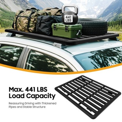 Roof Rack Universal Car Top Luggage Rack Cargo Carrier Aluminum Alloy Luggage