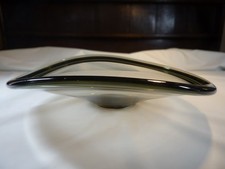 Vintage Holmegaard Selandia Bowl Per Lutken 'Freeform' Smoked Glass 60's Signed