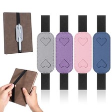 4Pcs Elastic Band Pen Holder for Notebook, Adjustable Pen Holder for Notebook