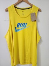 Nike Dri-FIT Run Energy Miler Size 2XL Men's Running Tank Top HJ4164 718 Nwt