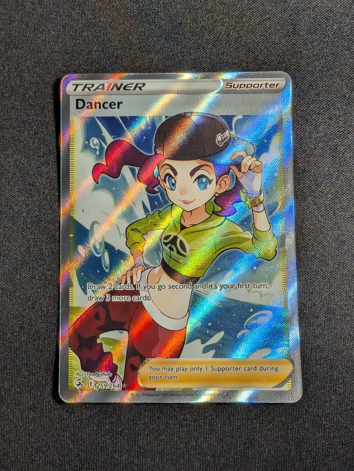 Pokemon Dancer 259/264 Full Art SWSH Fusion Strike NM
