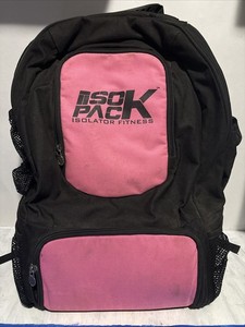 ISO Isolator Fitness Meal Prep backpack Isopack Pink Bottom Zip Isn\'t Smooth 18\