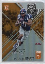 2017 Panini Elite Draft Picks Aspirations Orange Evan Engram #150 n5h
