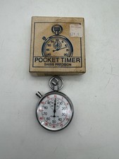 Vintage Swiss-made Mechanical Stopwatch w Box