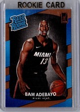 2017 DONRUSS RATED ROOKIE CARD BASKETBALL #187 BAM ADEBAYO. rookie card picture