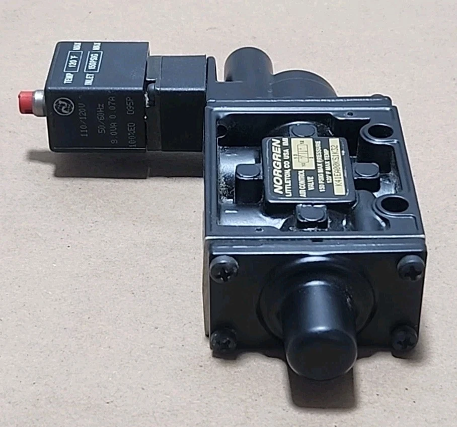 *NEW SURPLUS* Norgren K41EA00KS1K32 Air Control Valve 150Psi 110/120V + Warranty - Image 4 of 4