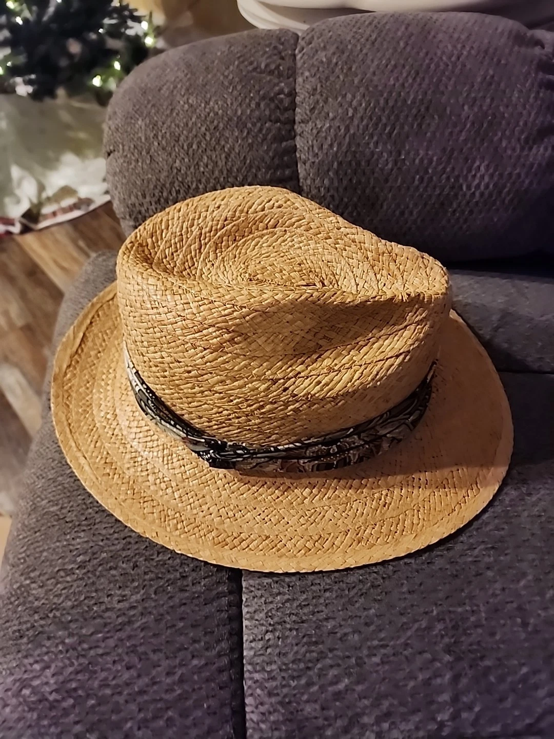 Straw Sun Hat Size L/XL Biltmore Vintage Made in Canada