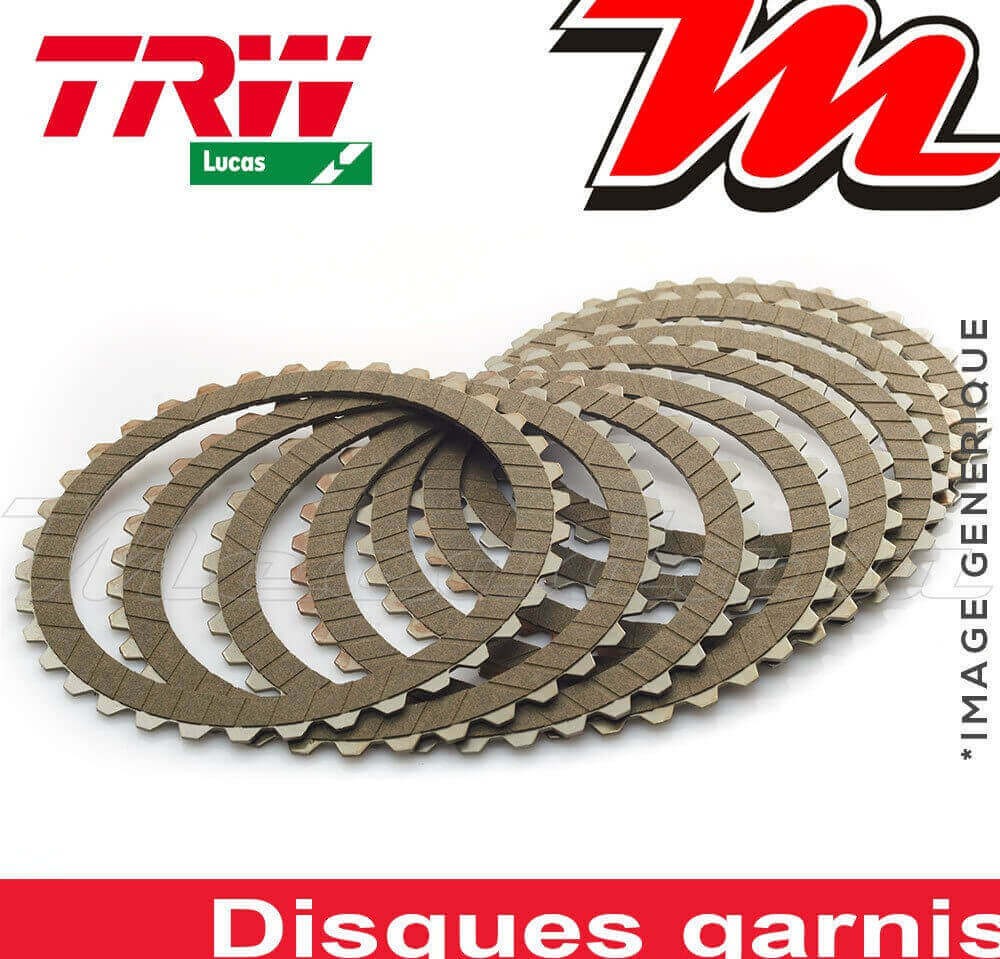 Kit disques garnis TRW MCC138-8 pour l'enduro extrême en Kawasaki KLX 450