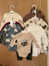 New Carter's Infant Boys Size 3 Months Clothing Lot of 15 Fall/Winter