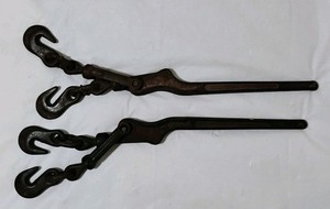 Lebus 7-1 USA Load Binder 5/16-3/8 WLL 5400 lbs Min ULT 19000 LBS Set Of 2