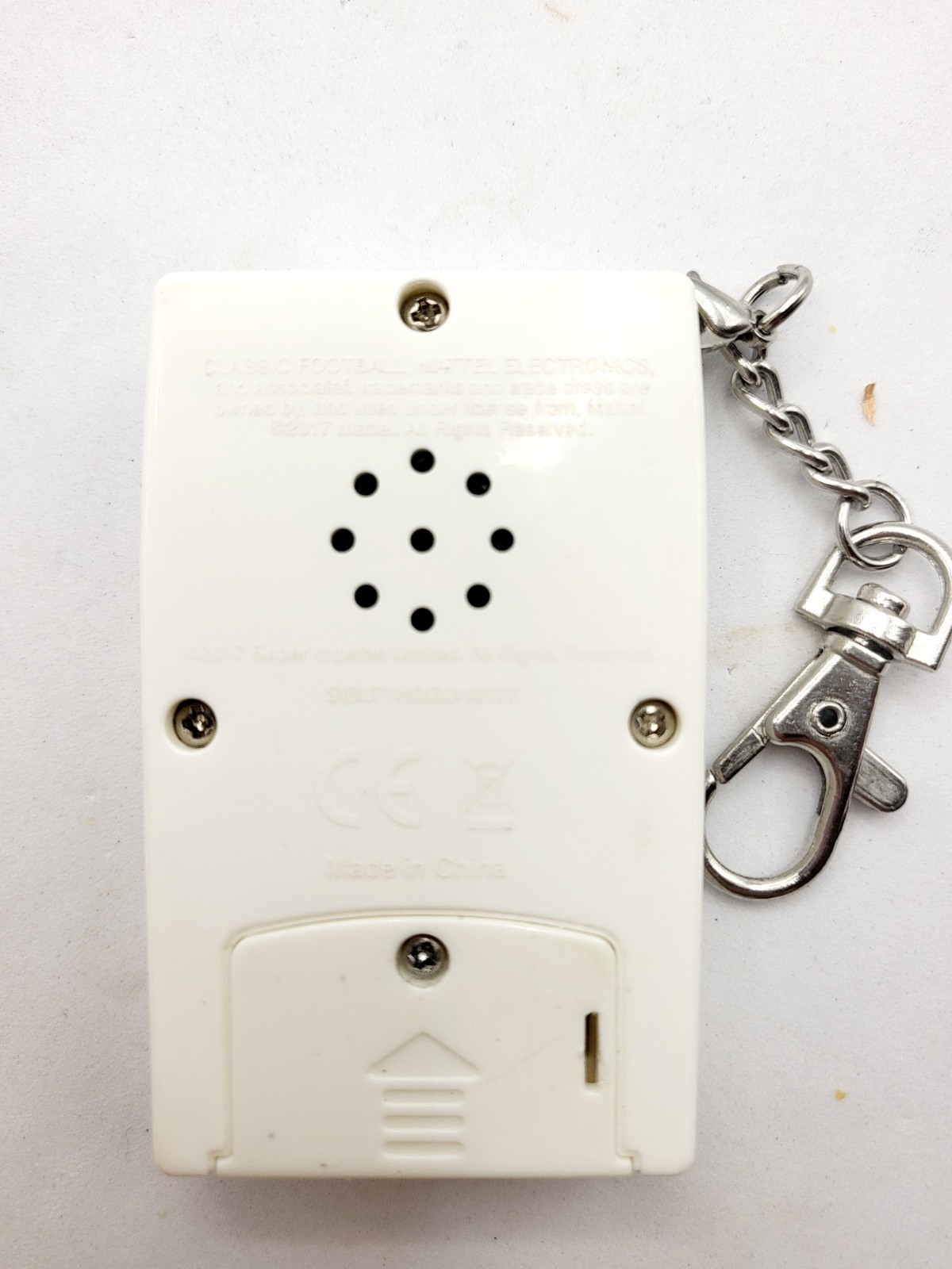 Mattel Electronics Classic Football Game Keychain, 2017, Working 