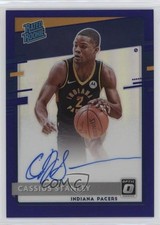 2020 Donruss Optic Rated Rookie Purple Prizm Signatures Cassius Stanley Auto qf8